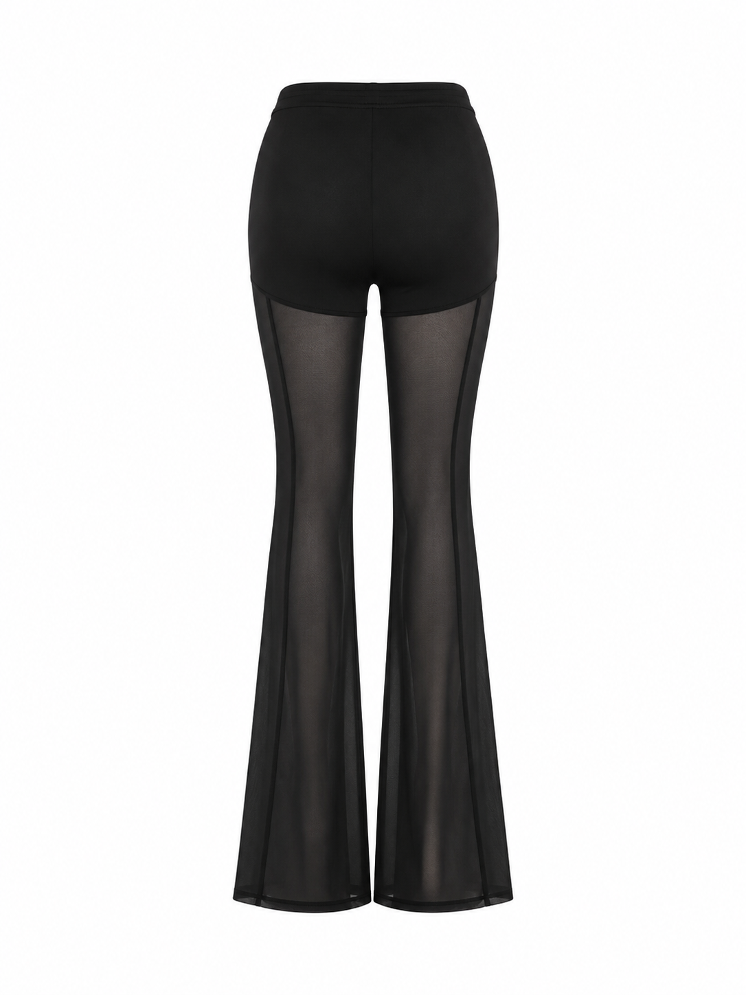 Pantalón Acampanado con Malla
