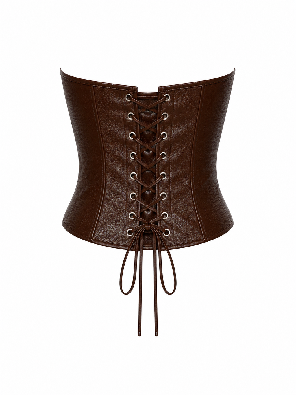 Corset Estructurado Efecto Cuero