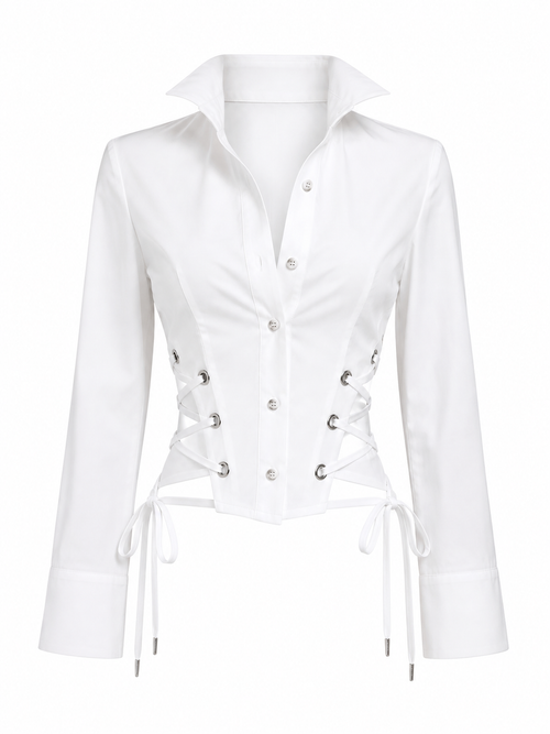 Blusa Lace-up Premium