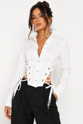 Blusa Lace-up Premium