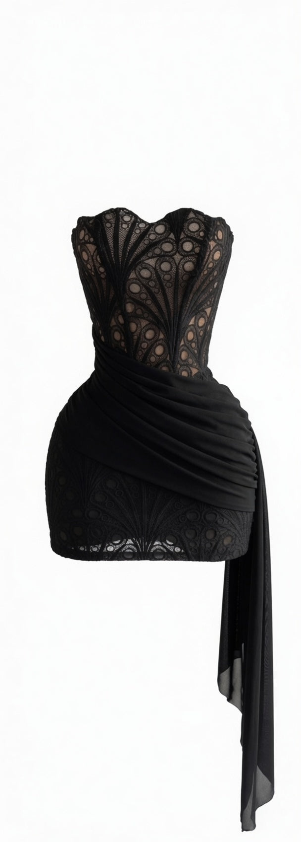 Vestido Strapless Venus Black