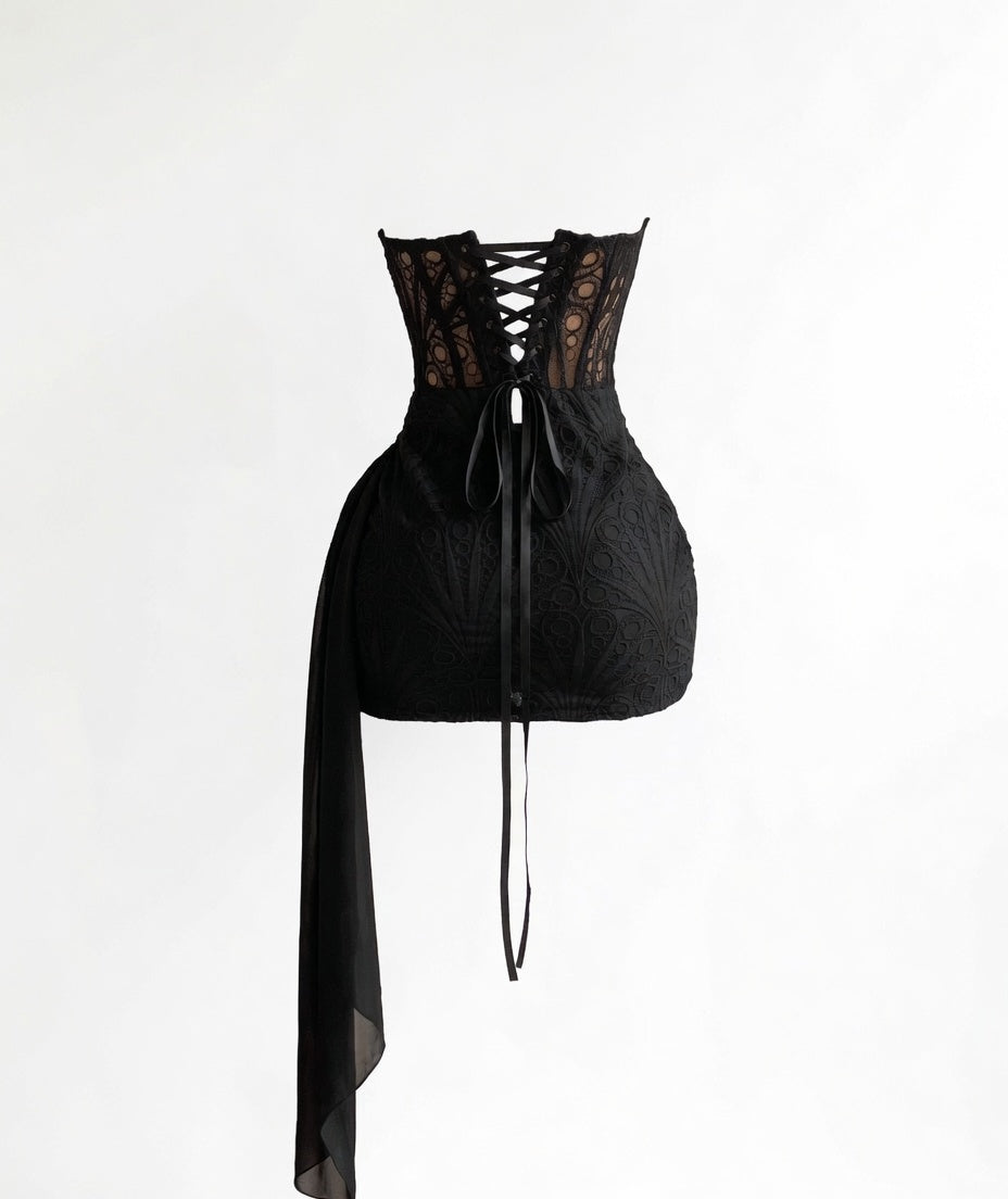 Vestido Strapless Venus Black